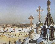 Sergei Svetoslavsky, View from the Window of the Moscwo College of Painting